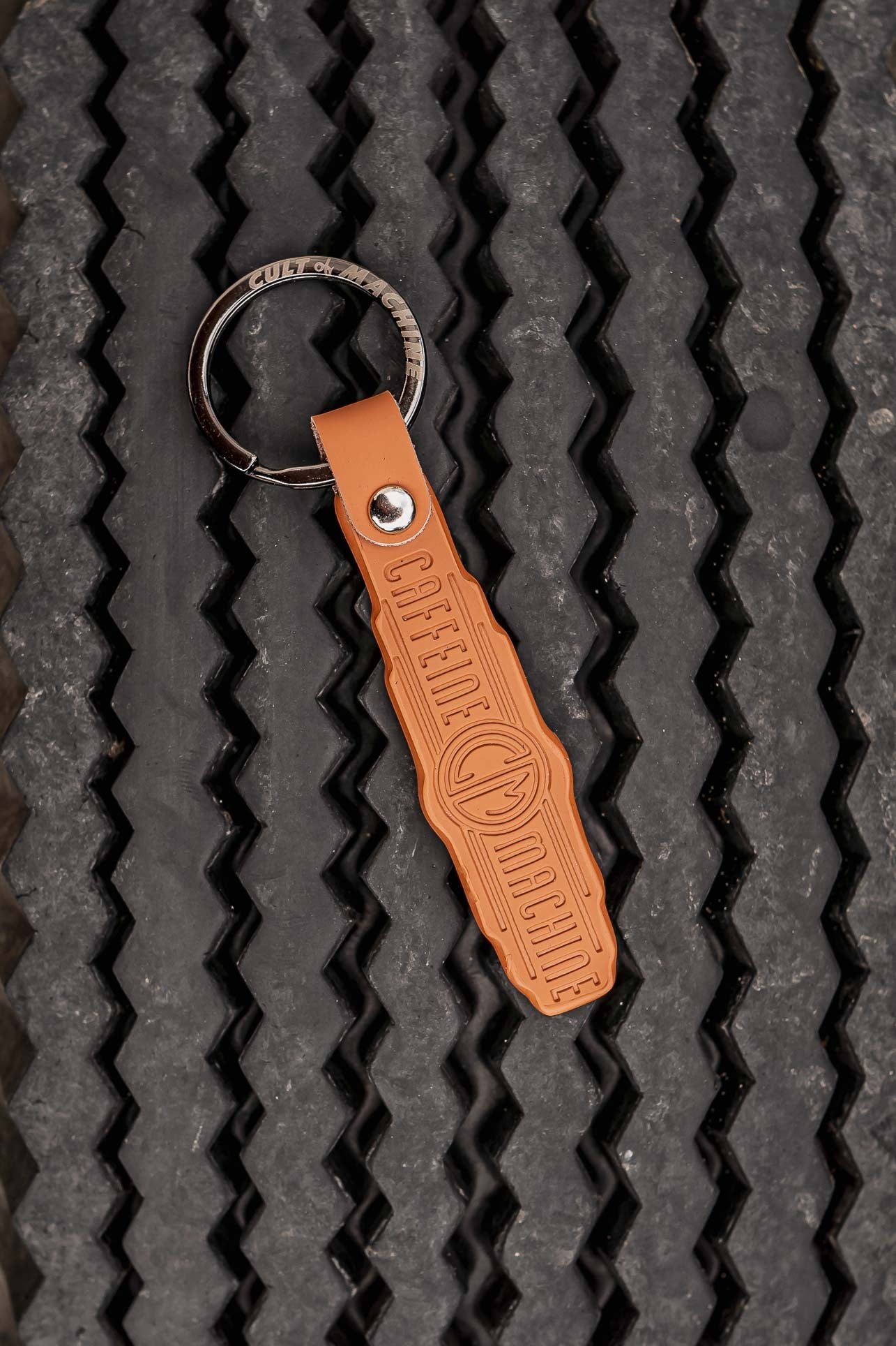 C&M.Church. Leather Keyring