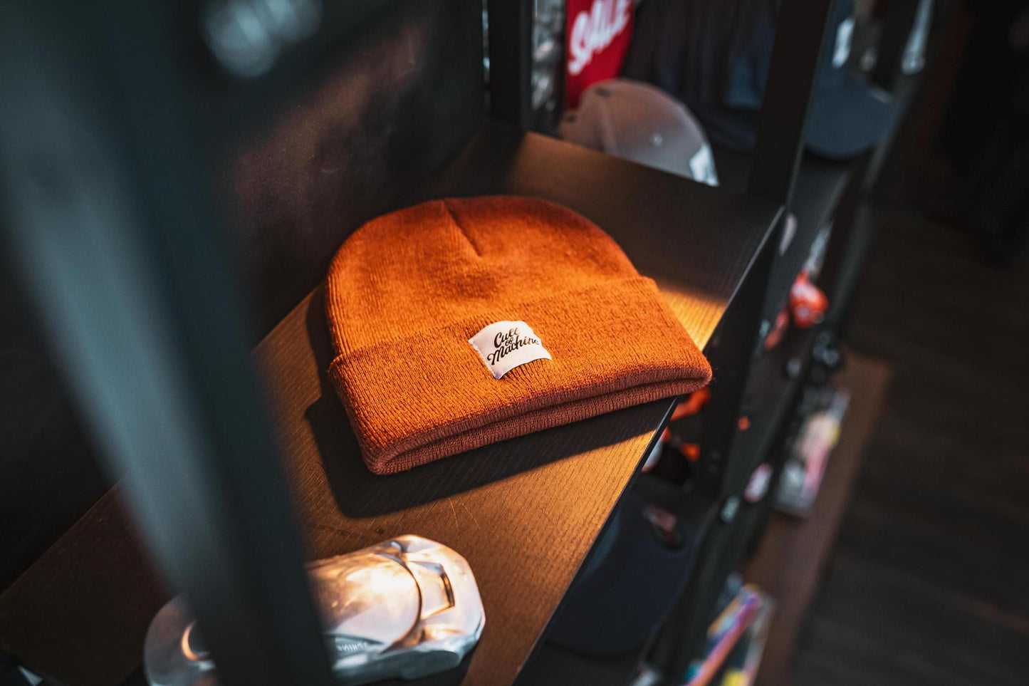 Cult Of Machine. Beanie. Rust