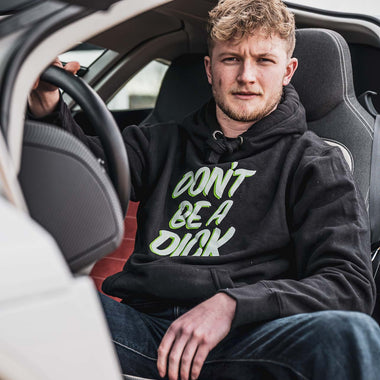 C&M.Don't Be A Dick. Hoody. Black & Green