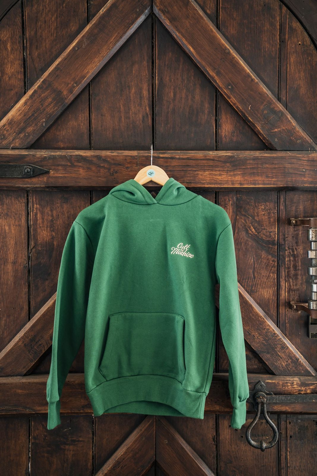 C&M.Don't Be A Dick. Hoody.Green & Cream