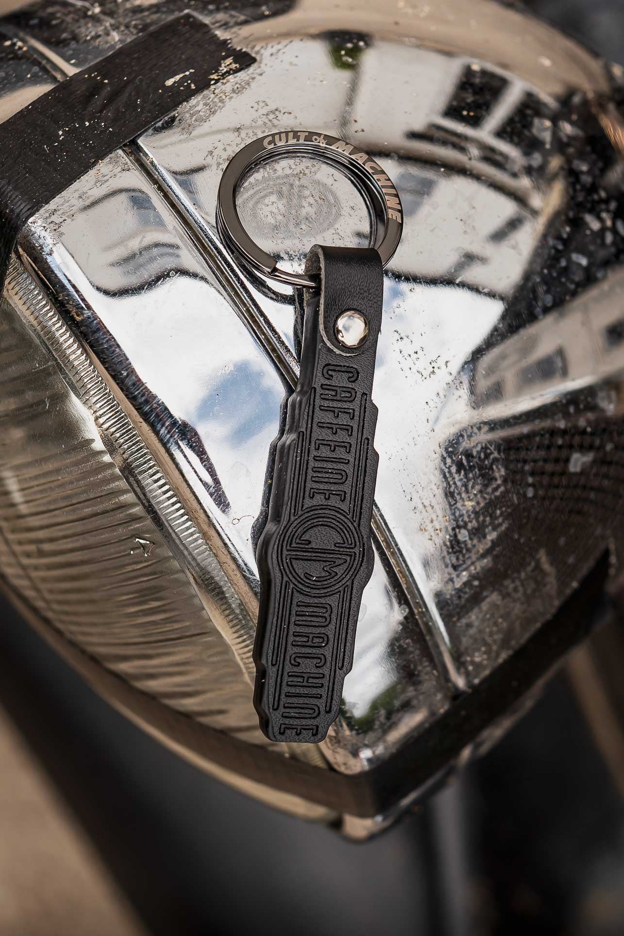 C&M.Church. Leather Keyring