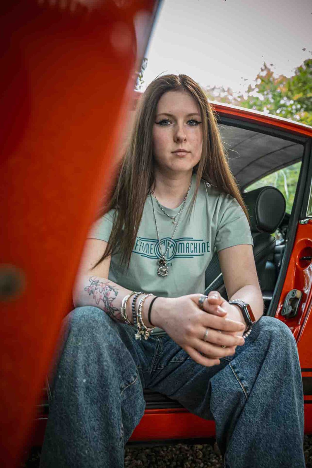 C&M.Church. Tee. Green