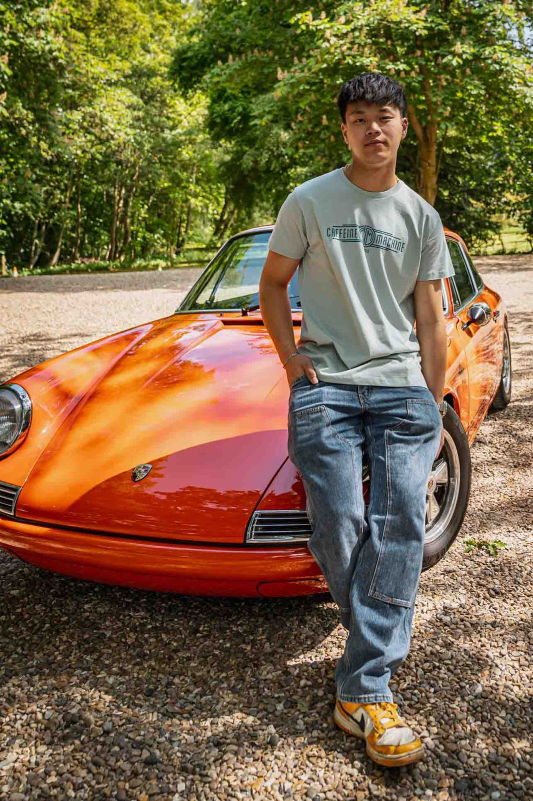 C&M.Church. Tee. Green