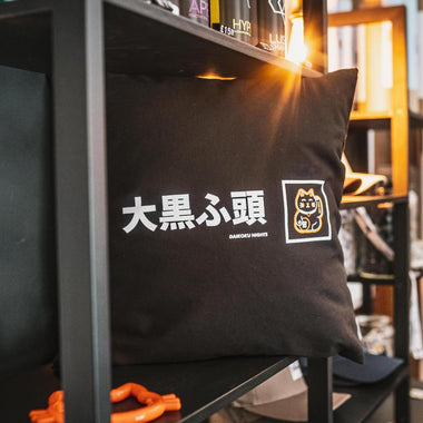 Daikoku. Cushion. Black