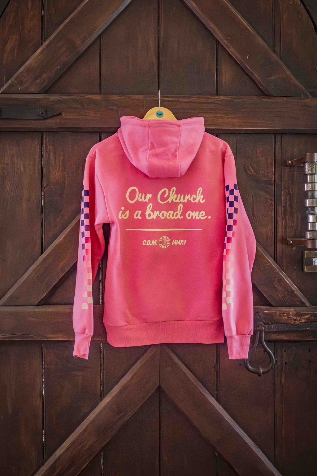 COM. Hoody. Pink