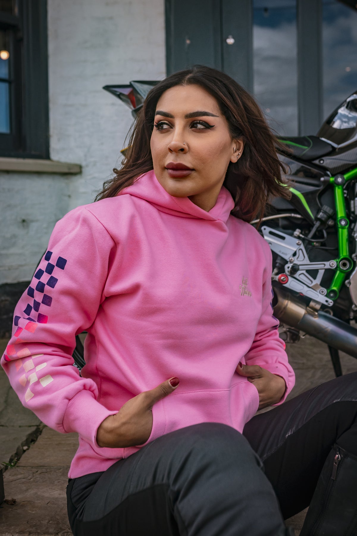 COM. Hoody. Pink