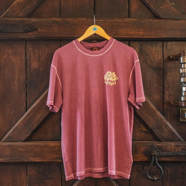 DEUS. Debris Reverse Tee. Rose