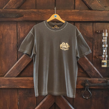 DEUS. Debris Reverse Tee. Grey