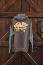 DEUS. Debris Reverse Hoody. Grey