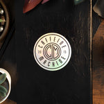 C&M. Roundel. Holographic. Sticker