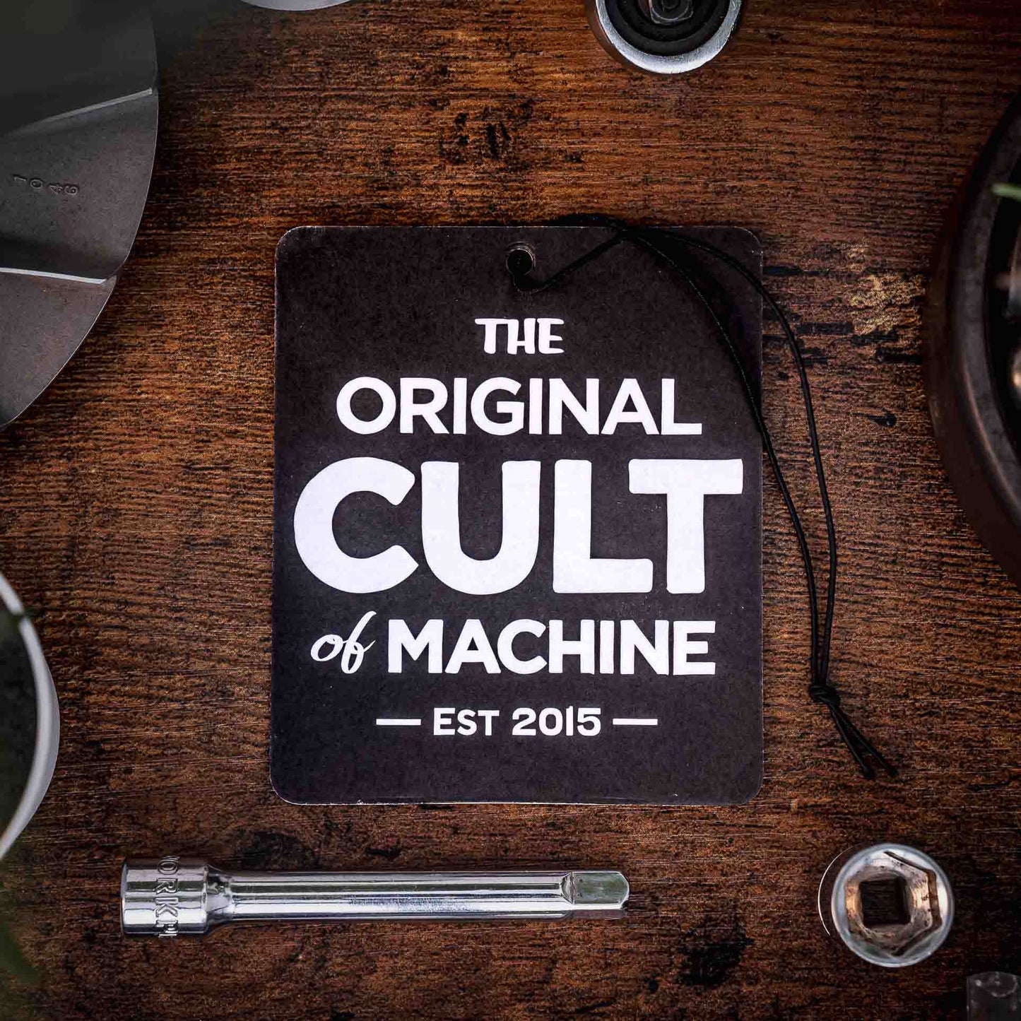 Cult Of Machine. Air Freshener. Black & White