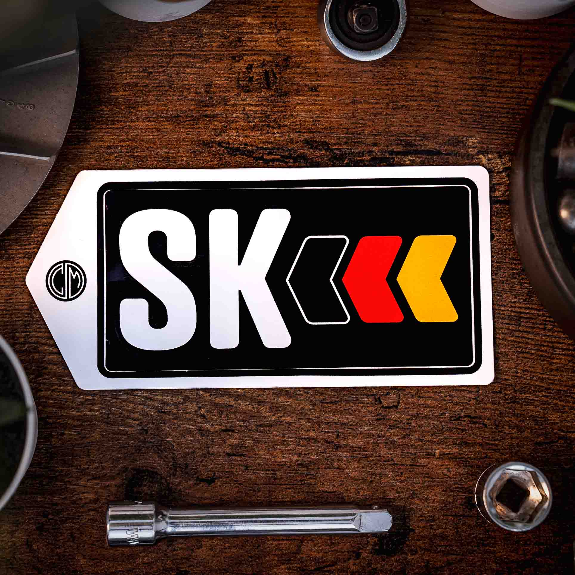 Straßenkultur. Sticker – Cult of Machine