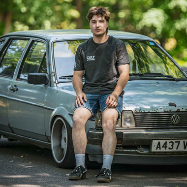 Open Road. Tee. Charcoal