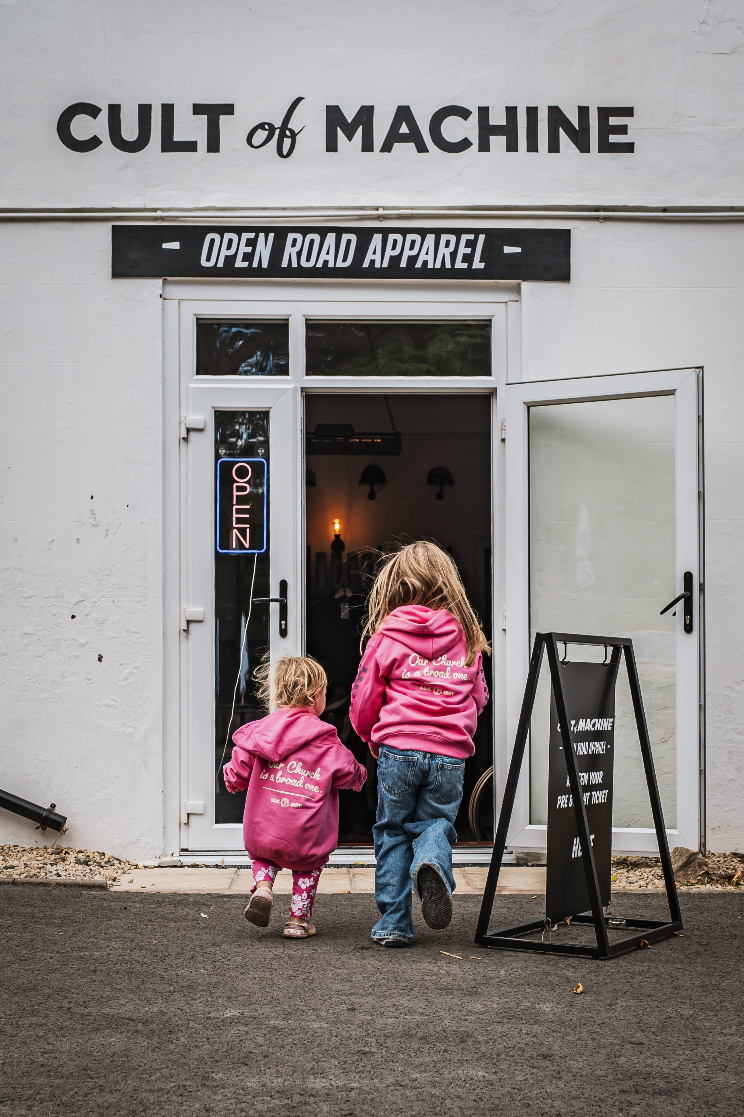COM. Hoody. Kids. Pink
