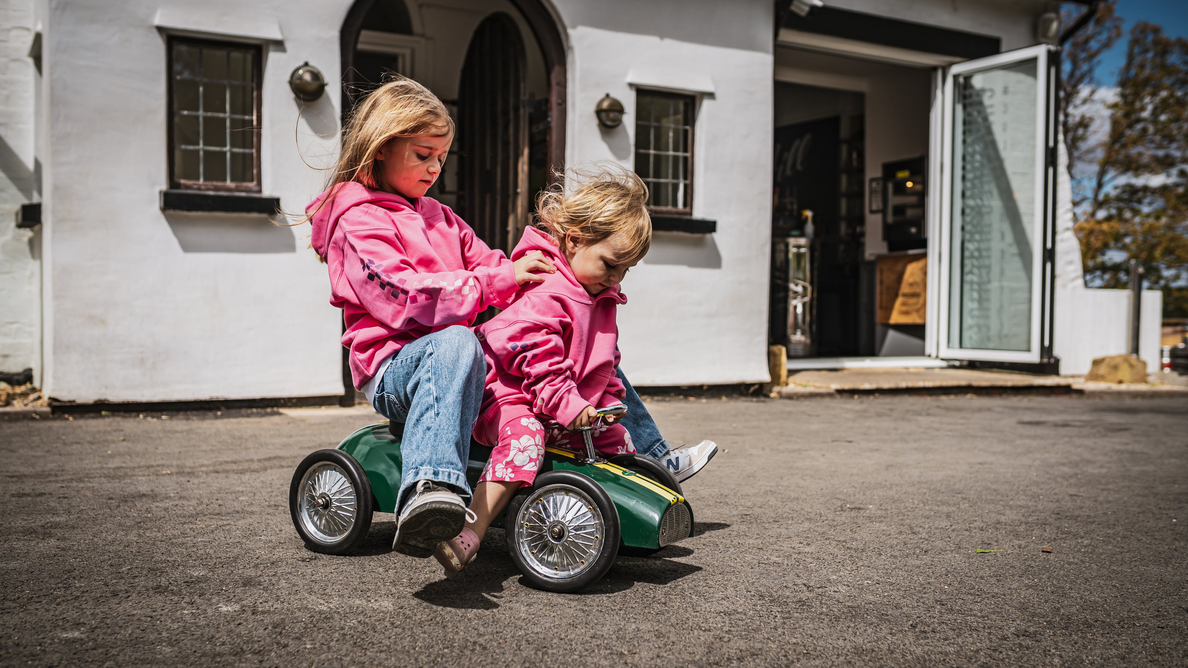 COM. Hoody. Kids. Pink