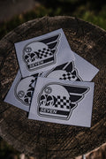 CULT x Caterham. Helmet. Sticker