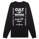 Cult Of Machine. LS Tee. Black