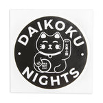 Daikoku Cat. Black. Sticker