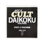 Daikoku. Not a Cult. Black. Sticker