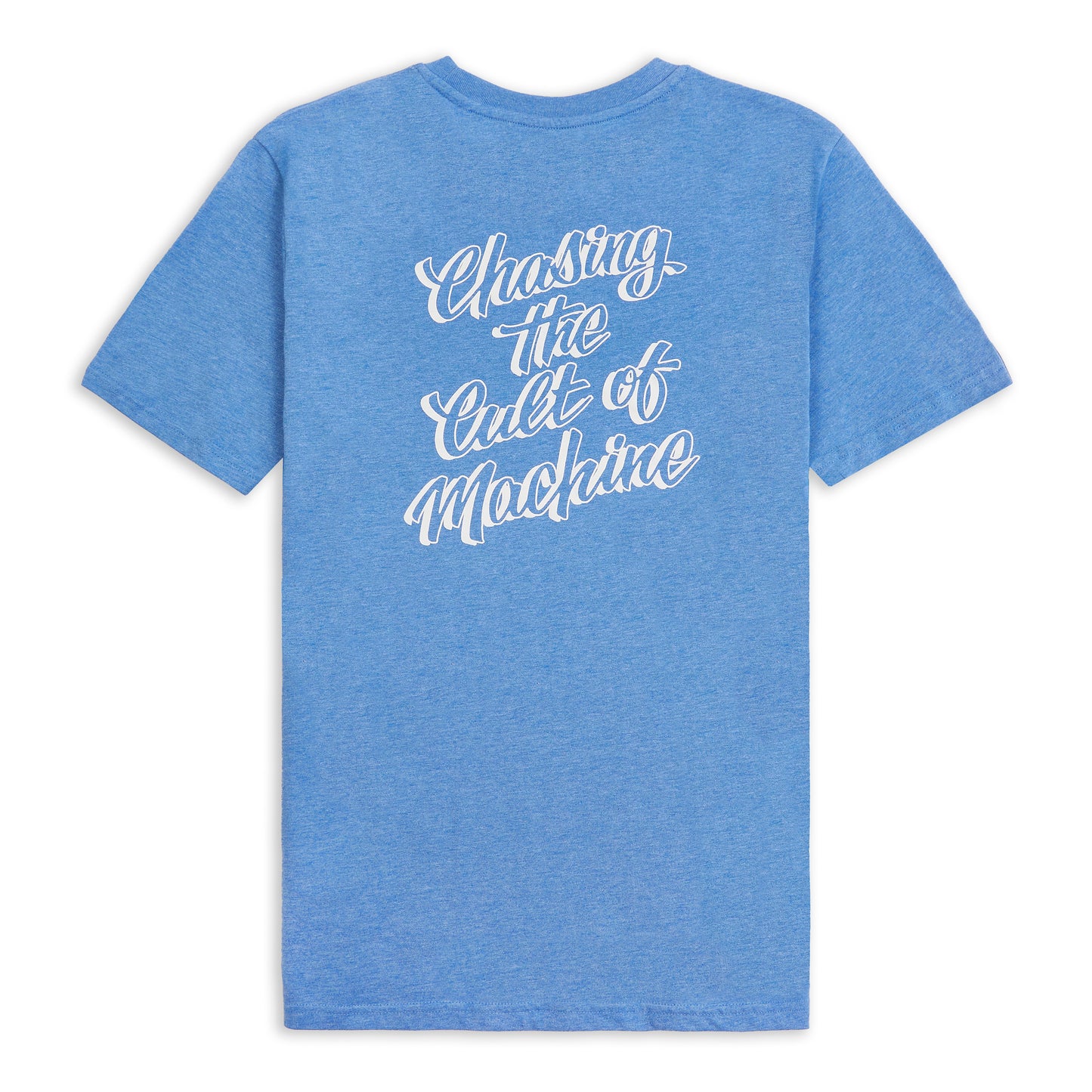 Chasing The  Cult Of Machine. Tee. Blue