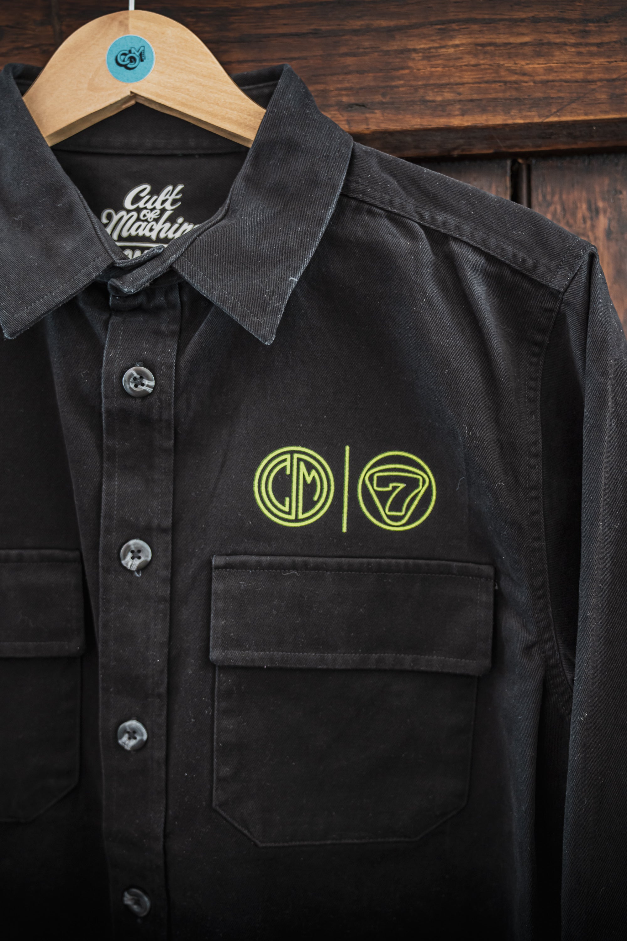COM X CATERHAM. Heavy Shirt. Black