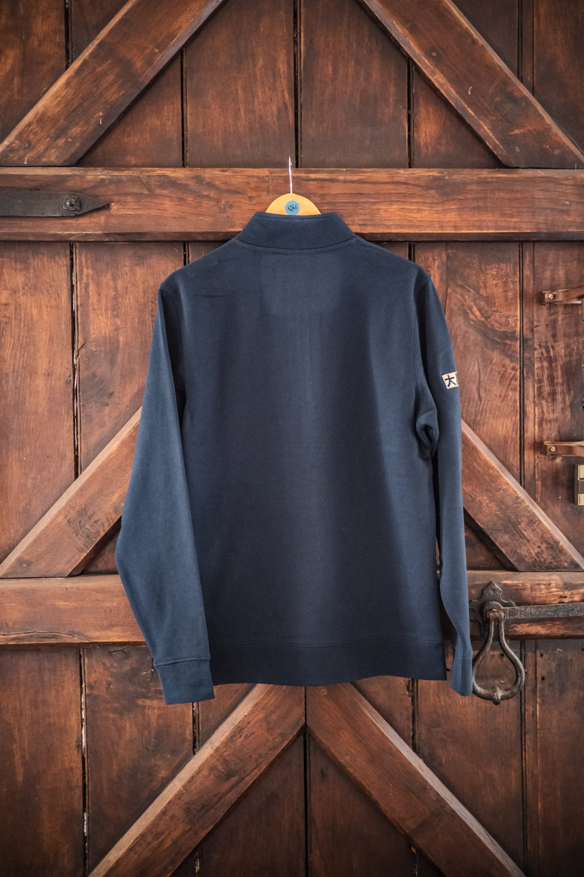 Daikoku. Quarter zip. Navy.