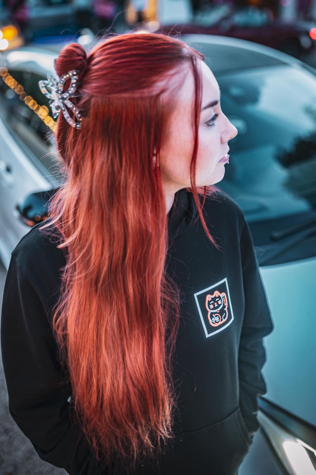 Daikoku. Script. Hoody. Black