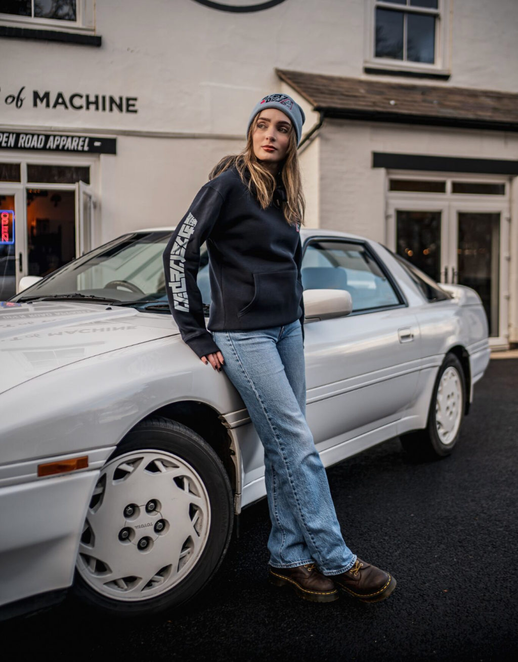 Daikoku. Blue series. Hoody.Navy