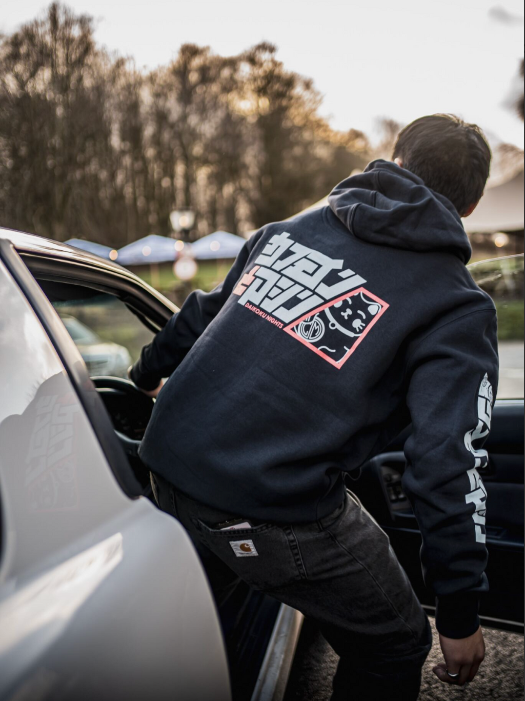 Daikoku. Blue series. Hoody.Navy