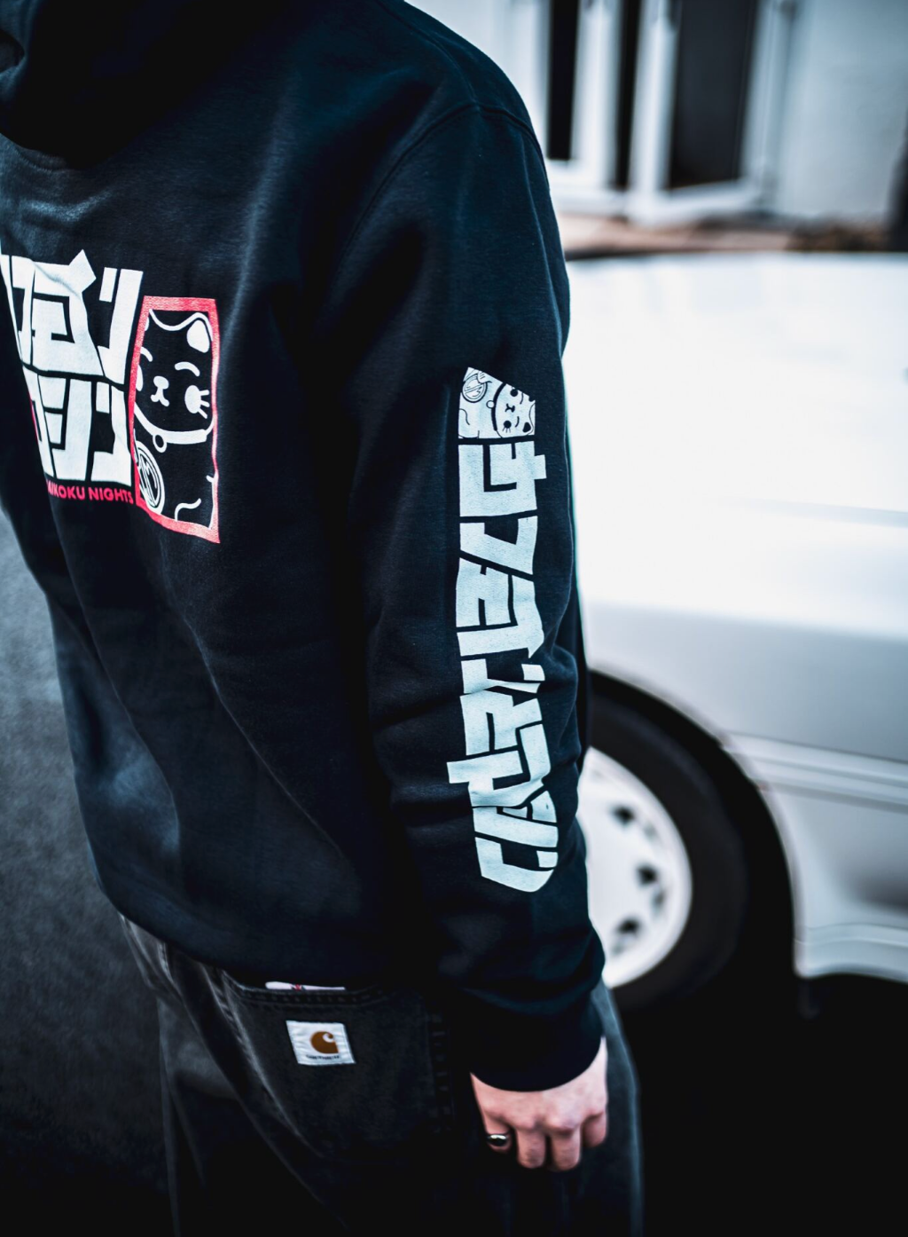 Daikoku. Blue series. Hoody.Navy