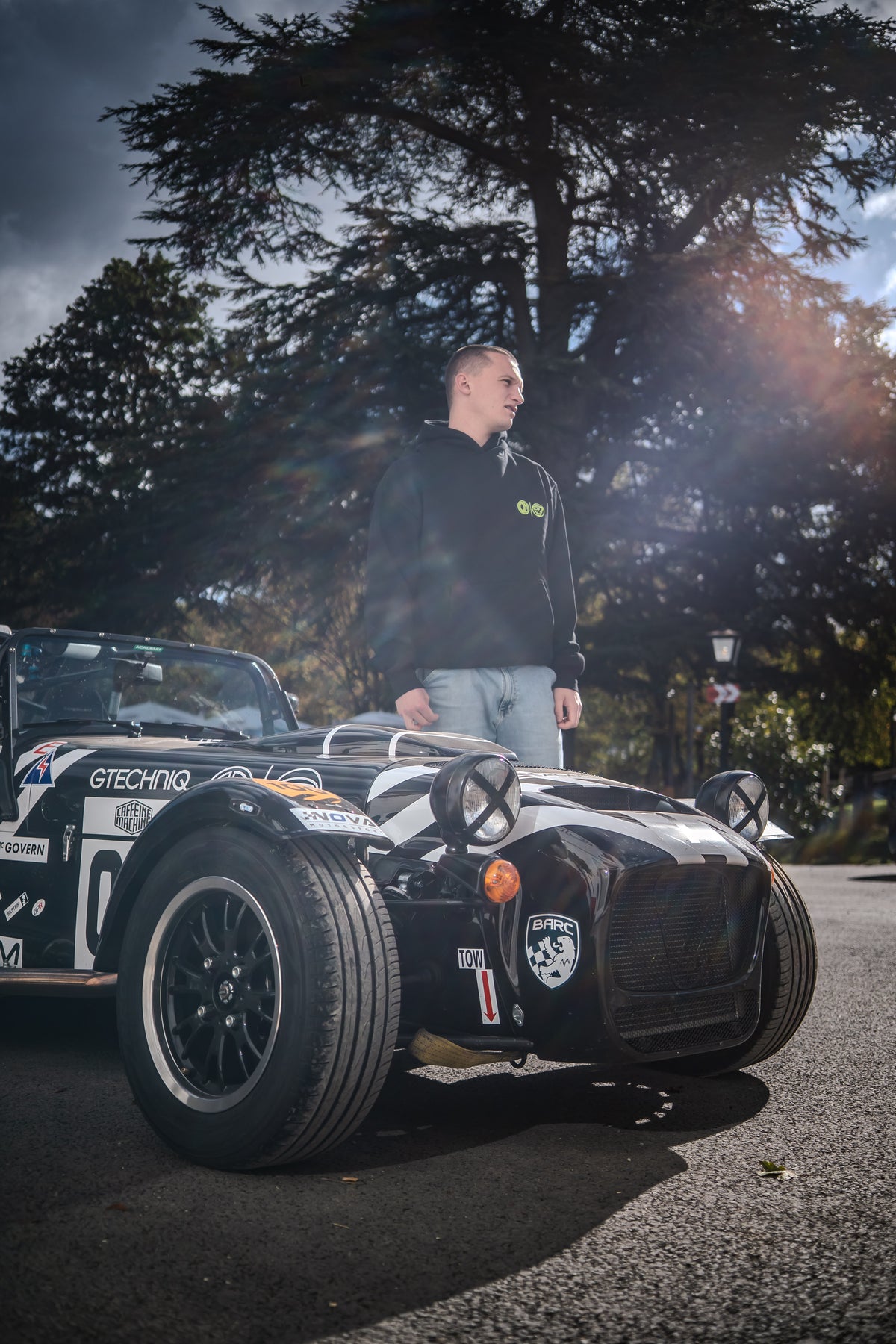 CULT X Caterham. Hoody. Black