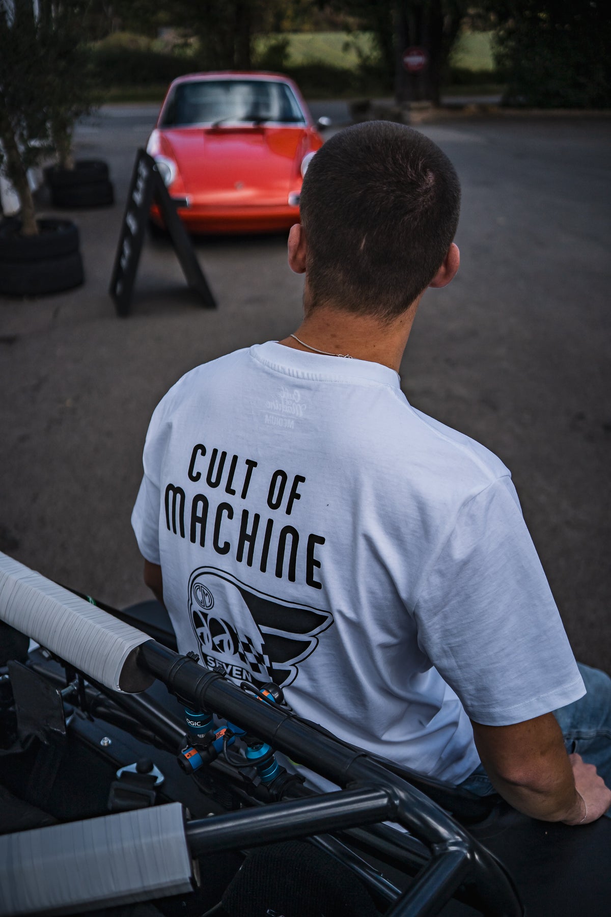 CULT x Caterham. Tee. White
