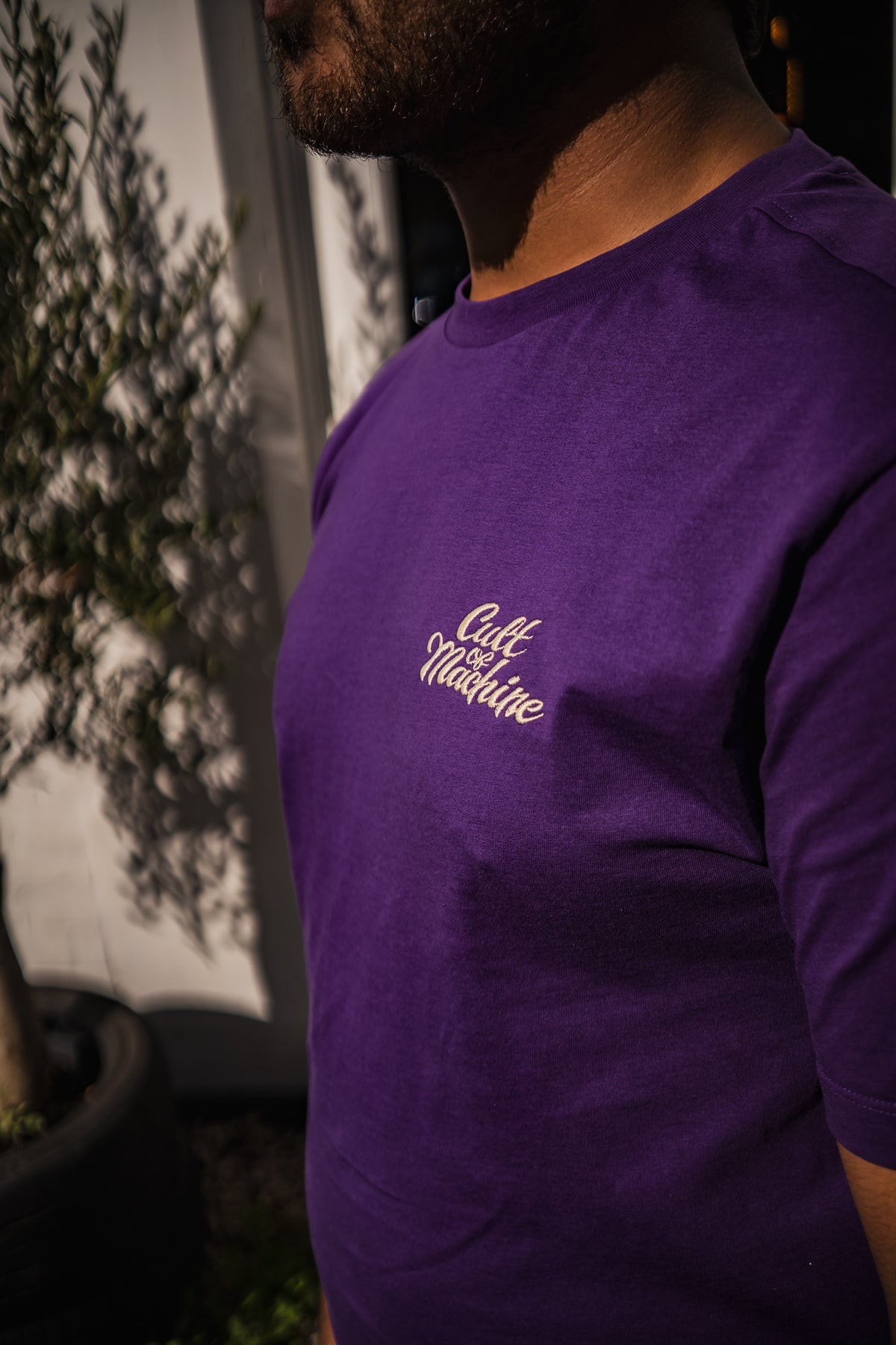 COM. Tee. Purple