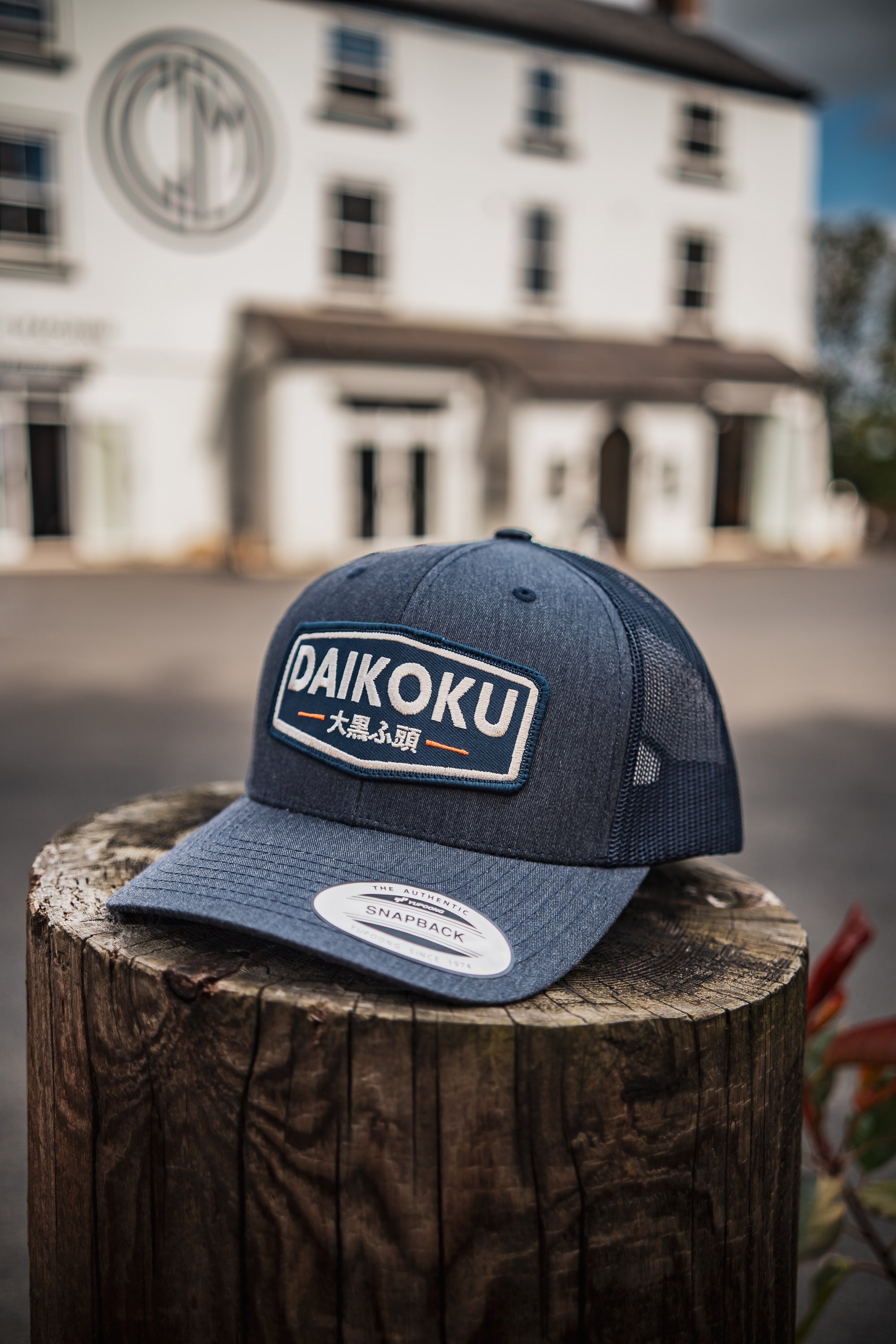 Daikoku. Navy patch.Snapback