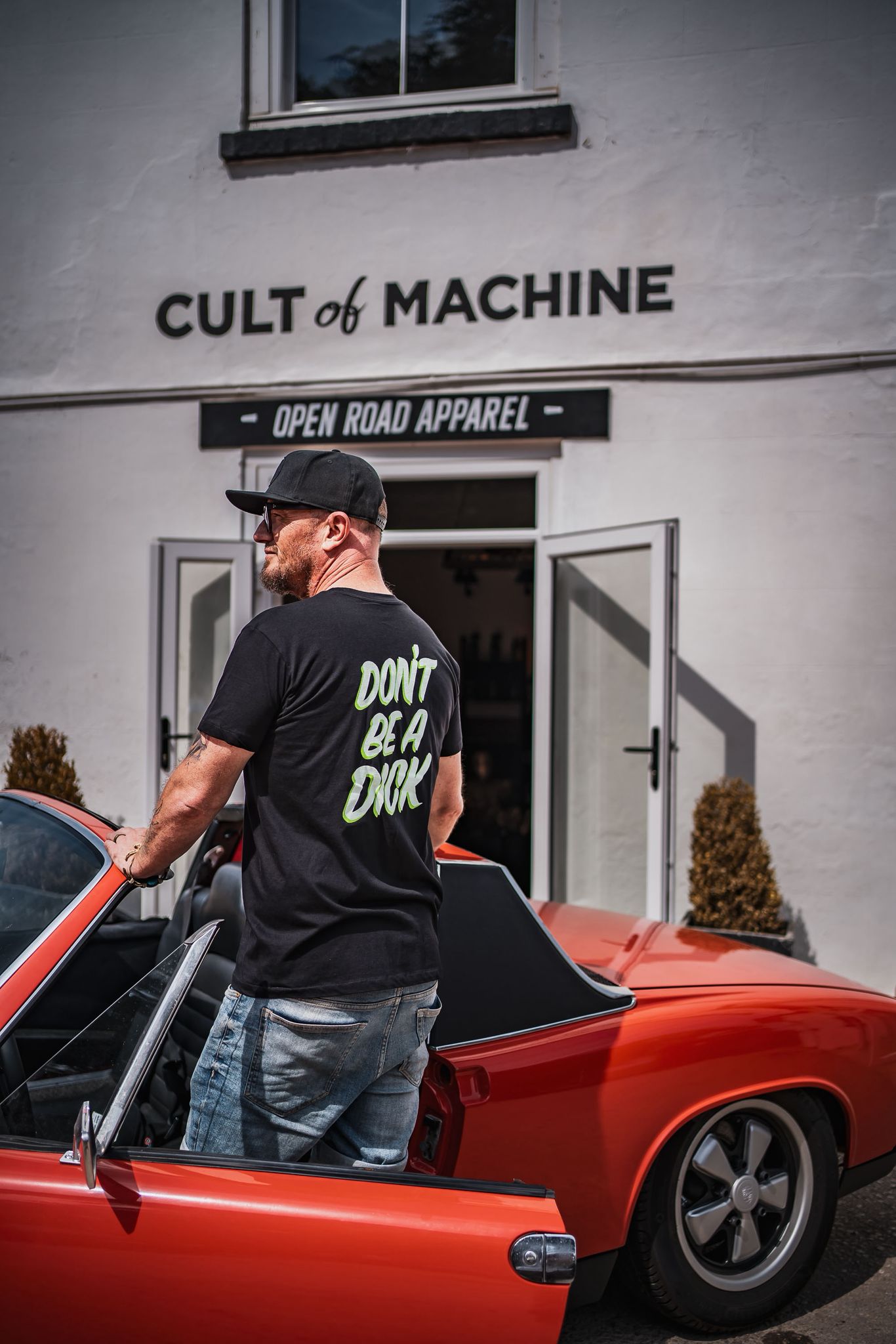 C&M. Don't Be A Dick. Tee. Black