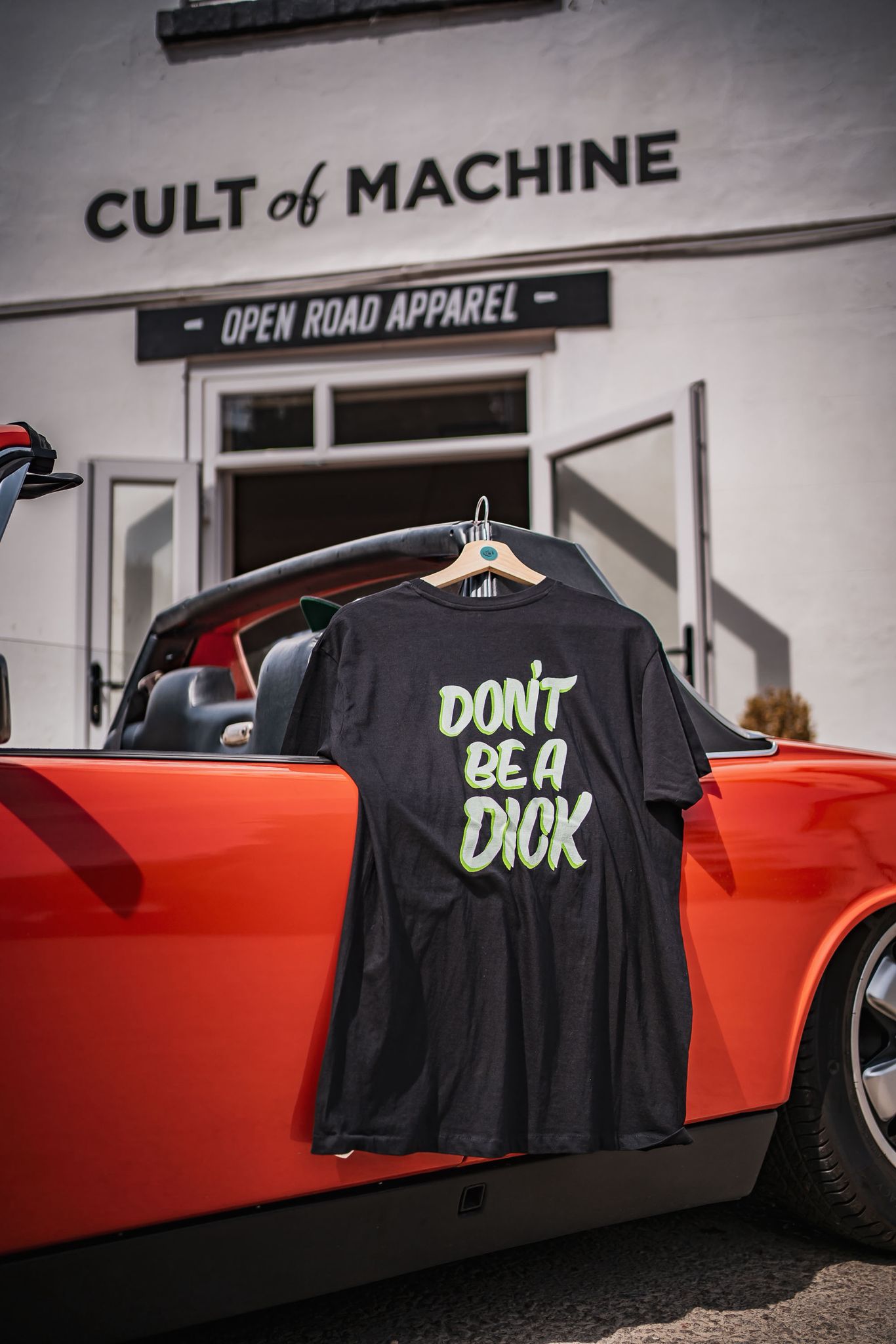 C&M. Don't Be A Dick. Tee. Black