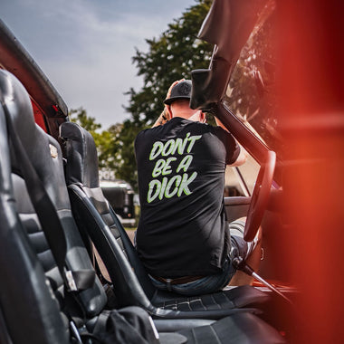 C&M. Don't Be A Dick. Tee. Black