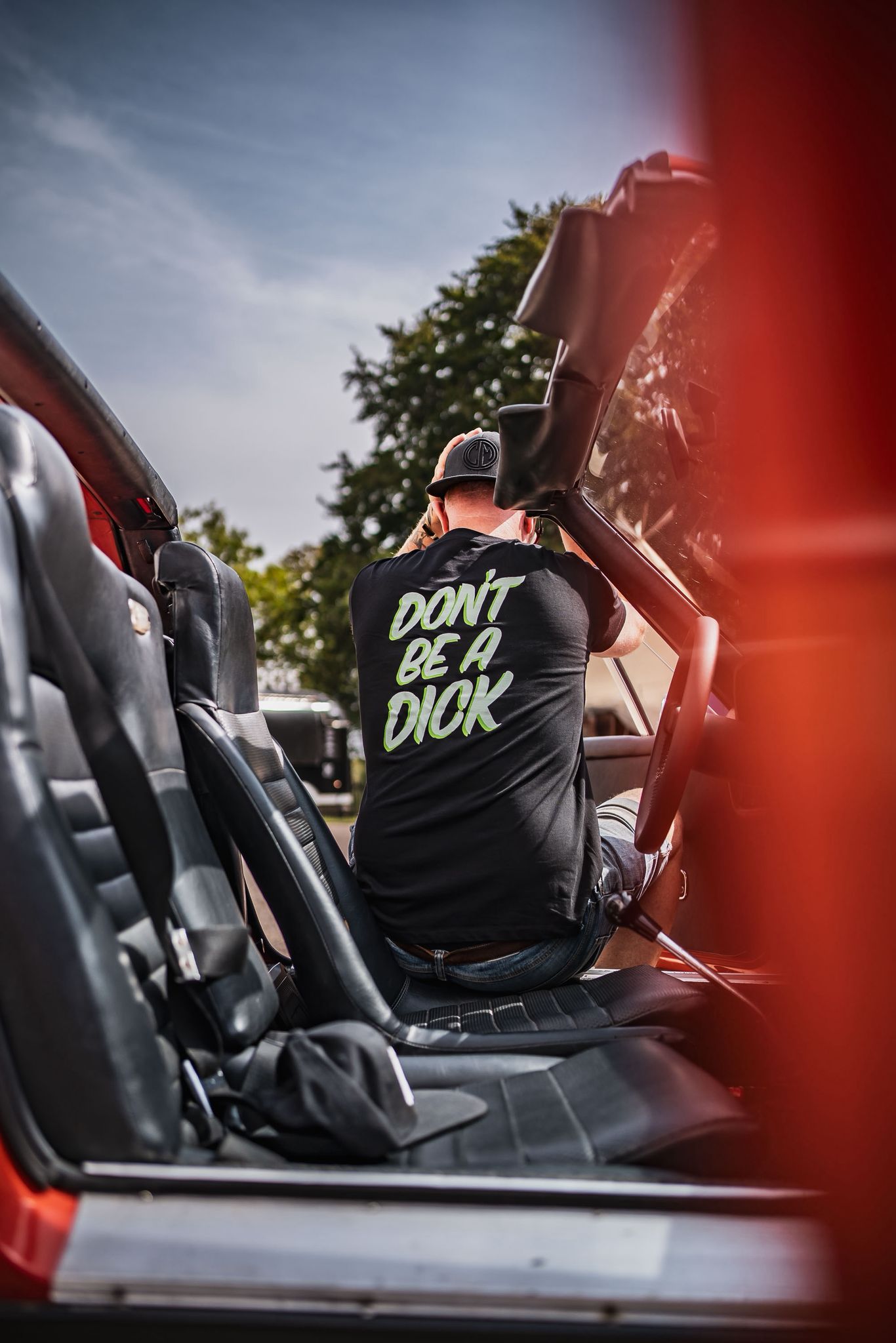 C&M. Don't Be A Dick. Tee. Black